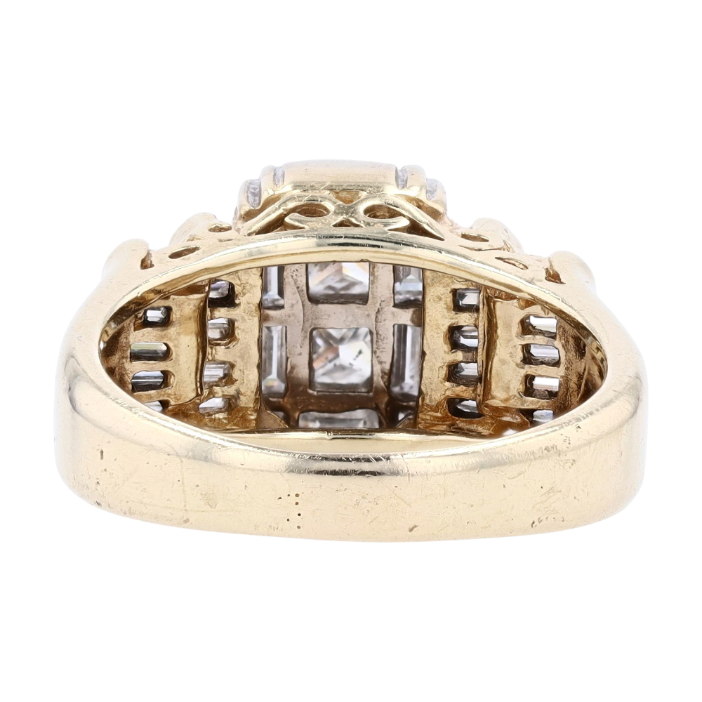 1 1/2 ctw 14K Yellow Gold Diamond Fashion Ring