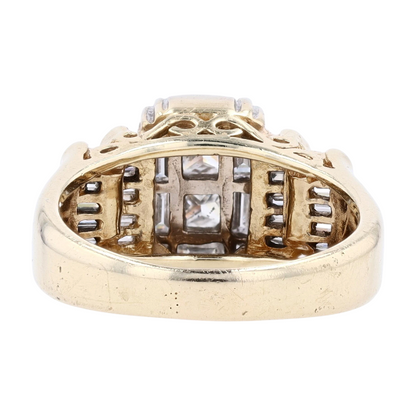 1 1/2 ctw 14K Yellow Gold Diamond Fashion Ring