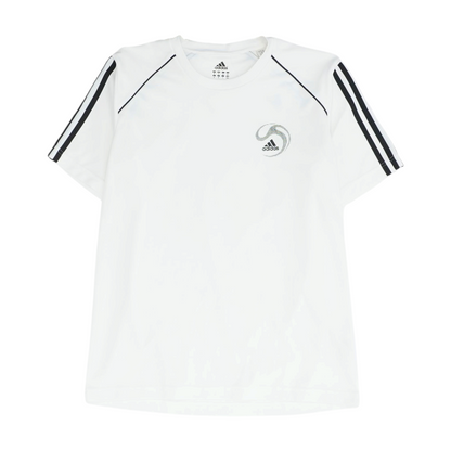 White Solid Active T-Shirt