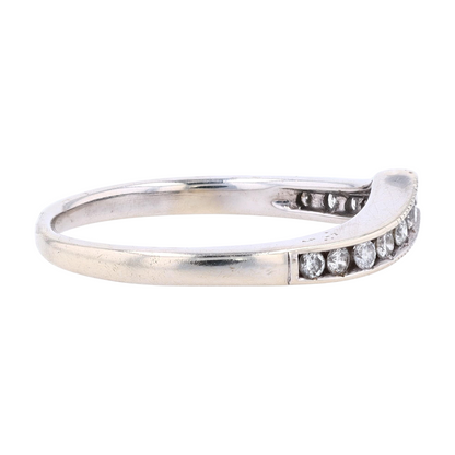 1/6 ctw 14K White Gold Diamond Band Ring