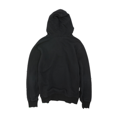 Black Solid Hoodie Pullover