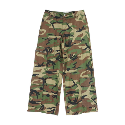 Green Camo Relaxed Pants