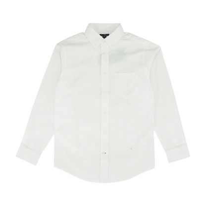 White Long Sleeve Button Down