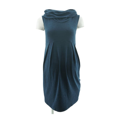Navy Maternity Mini Dress