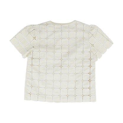Khaki Check Blouse
