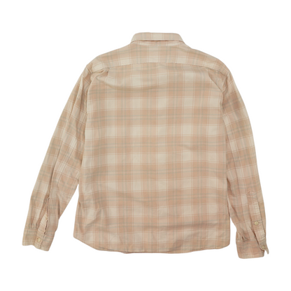 Pink Plaid Flannel Button Down