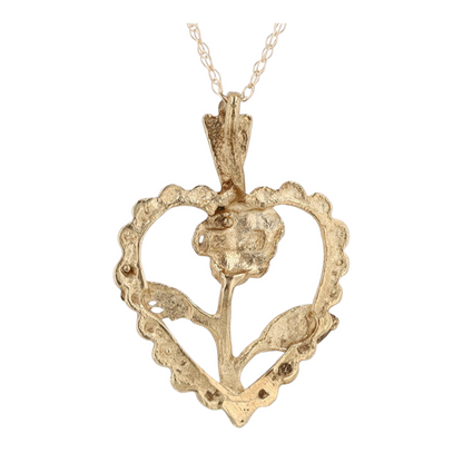 14K Yellow Gold Pendant Necklace