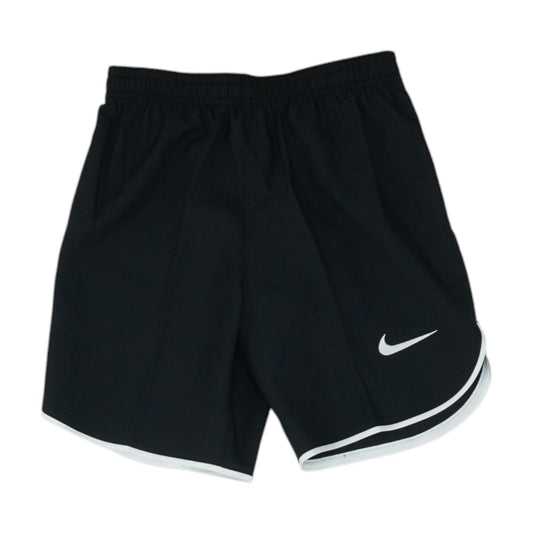 Black Solid Active Shorts