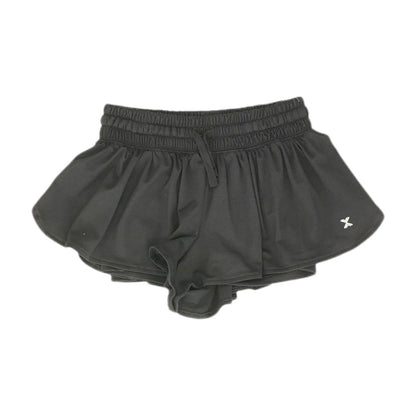 Black Solid Active Shorts