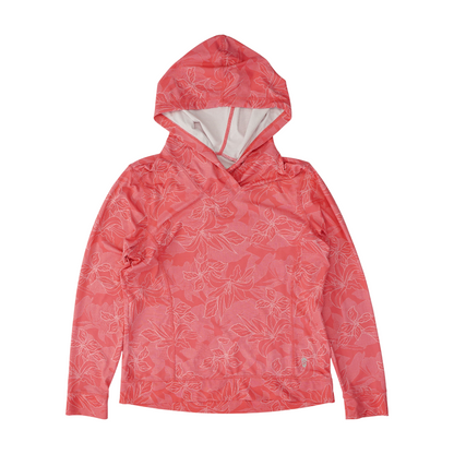 Pink Floral Hoodie Pullover