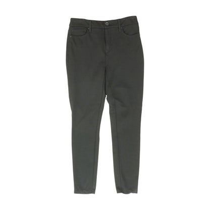 Black Solid Five Pocket Pants