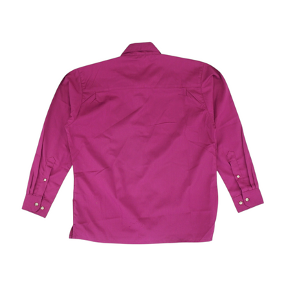 Magenta Button Down