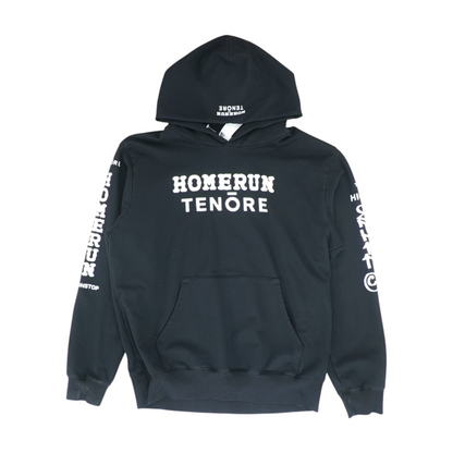 Black Solid Hoodie Pullover