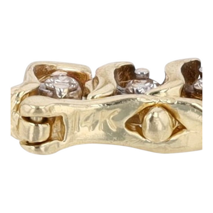9/10 ctw 14K Yellow Gold Diamond Tennis Bracelet