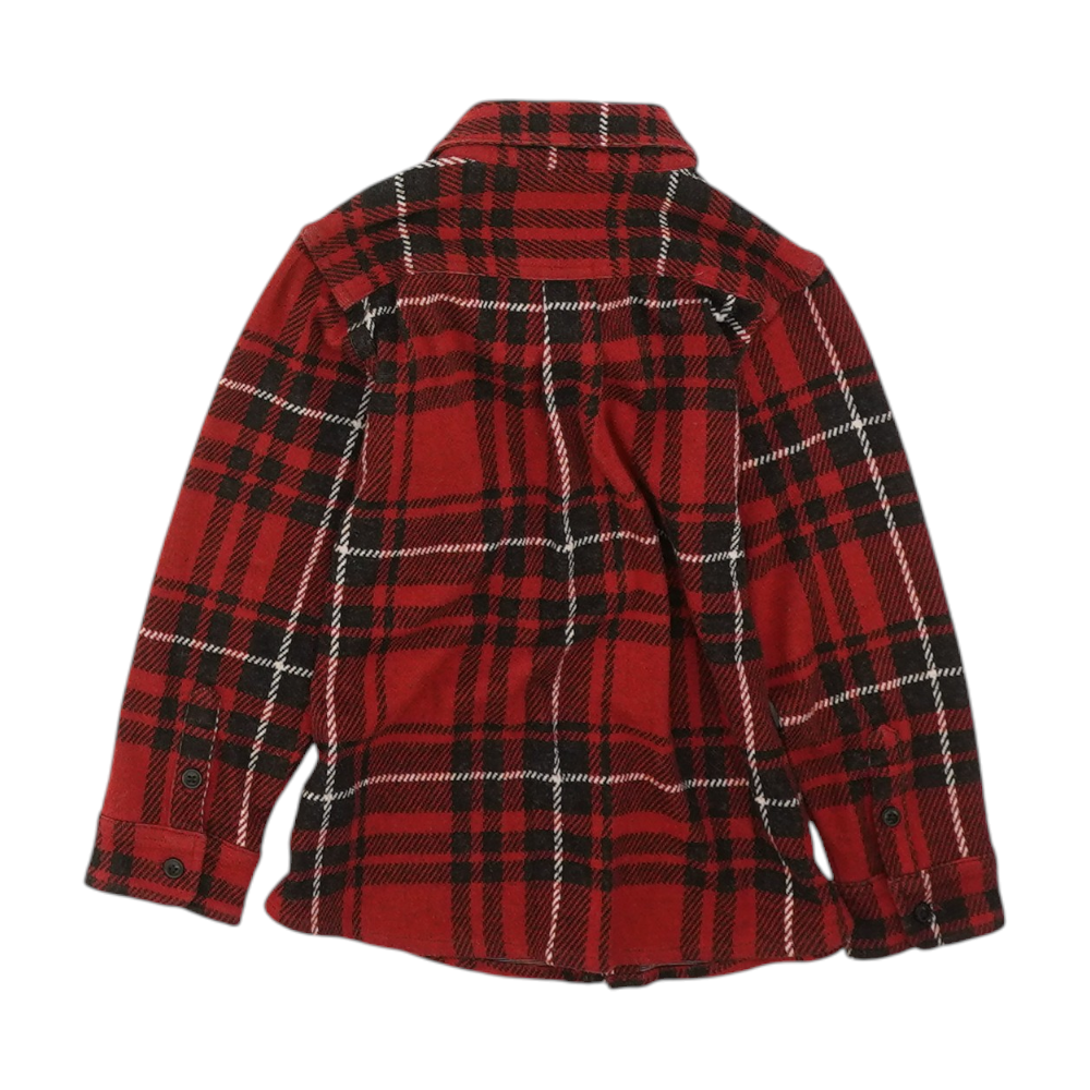 Red Plaid Flannel Button Down