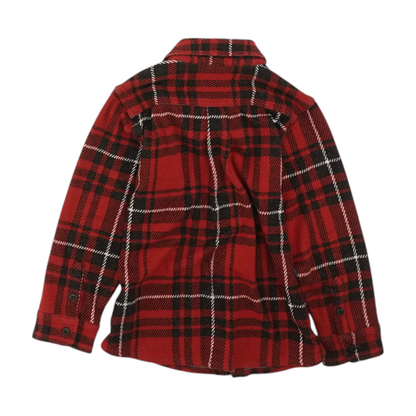 Red Plaid Flannel Button Down