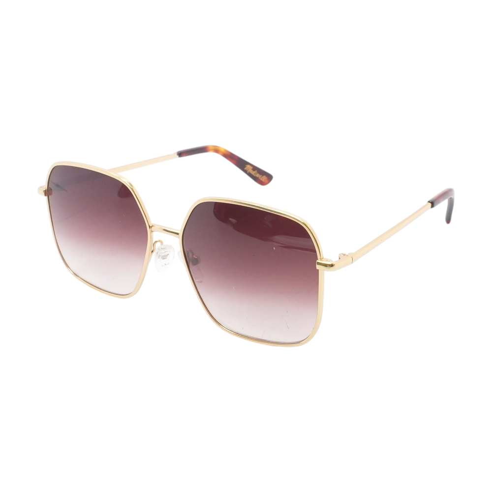 Gold Square Sunglasses