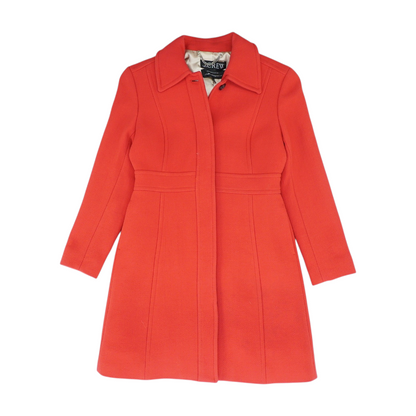 Red Petite Solid Coat