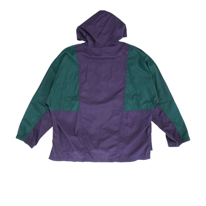 Vintage Purple Color Block Active Jacket
