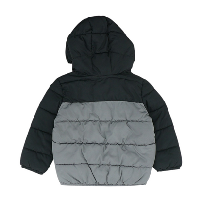Gray Color Block Jacket