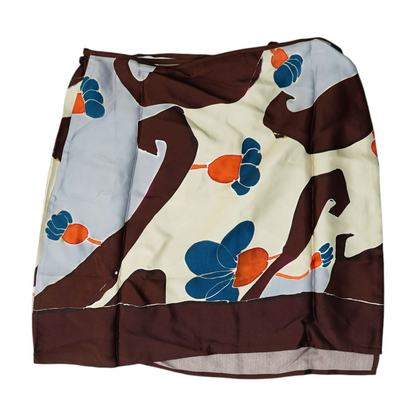 Multi Print Mini Skirt