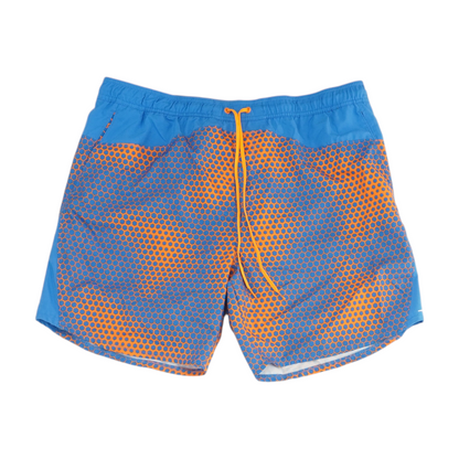 Blue Abstract Swim Bottom