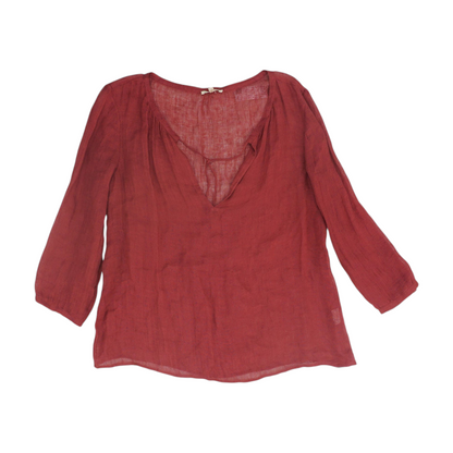 Burgundy Blouse