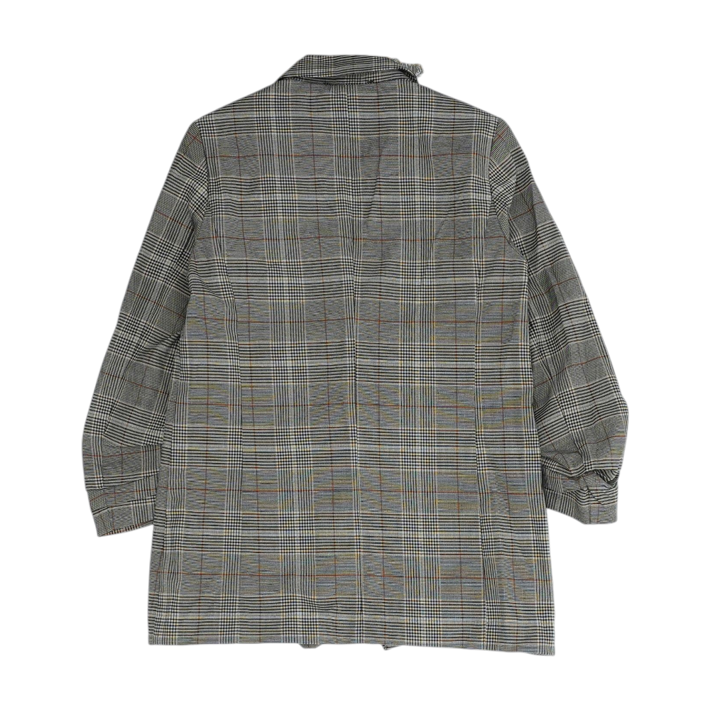 Gray Plaid Blazer