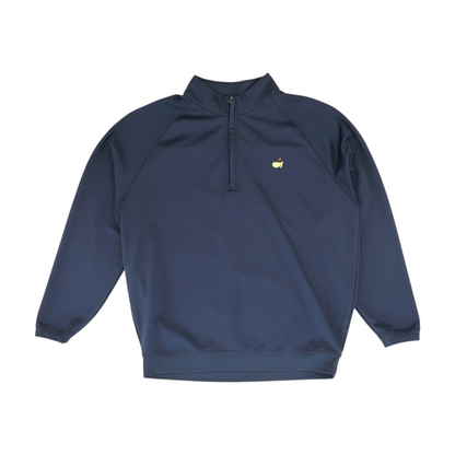 Navy Solid 1/4 Zip Pullover