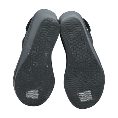 Black Wedged Sandals