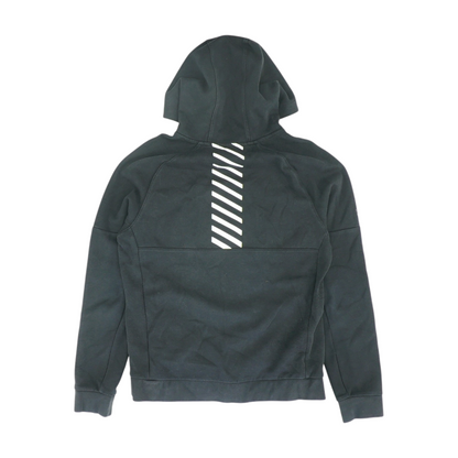 Black Solid Hoodie Pullover