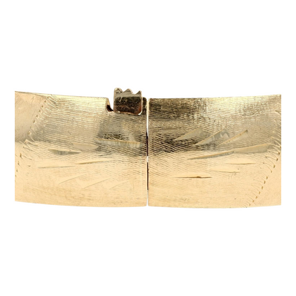 14K Yellow Gold Bangle Bracelet