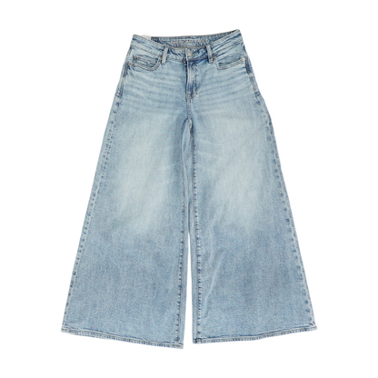 Blue Wide Leg Jeans
