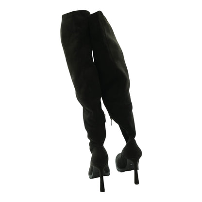 Black Knee High Boots