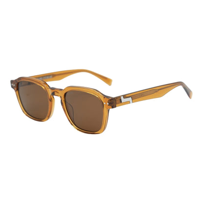 Brown The Lautner Square Sunglasses