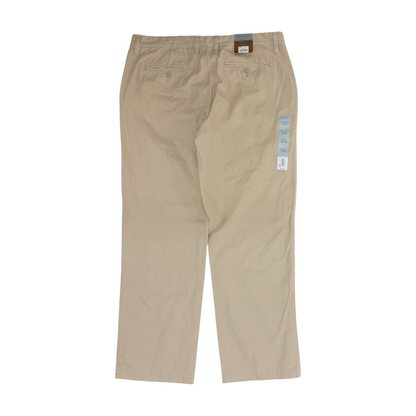 Beige Straight Pants