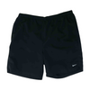Black Solid Active Shorts