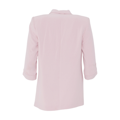Pink Solid Blazer