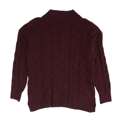 Burgundy Pullover Sweater