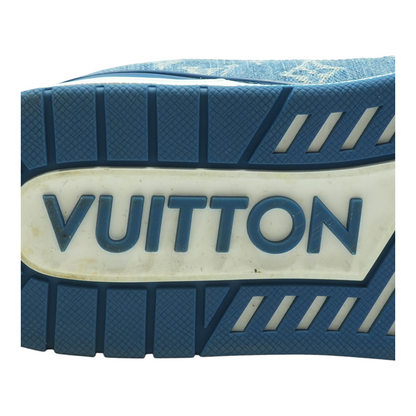 LV Trainer Sneaker in Light Blue