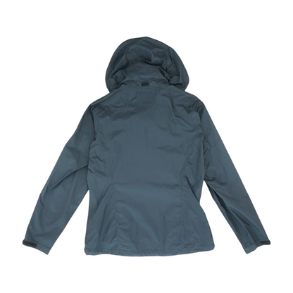 Black Solid Rain Jacket