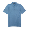 Blue Striped Short Sleeve Polo