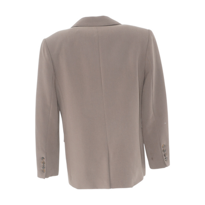 Brown Solid Blazer