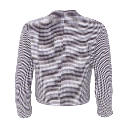 Black Houndstooth Blazer