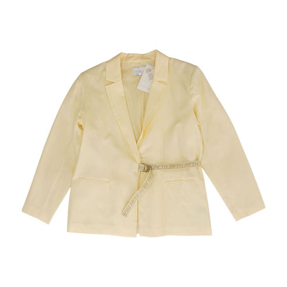 Yellow Solid Blazer