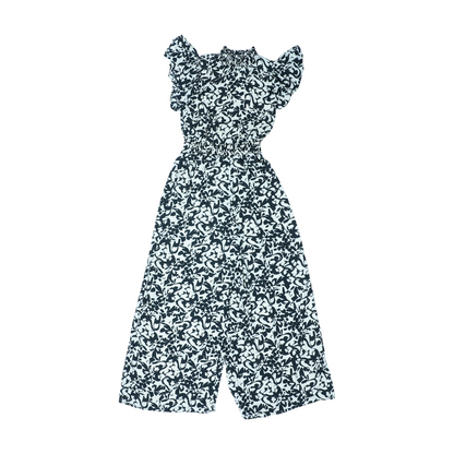 Black Abstract Jumpsuit