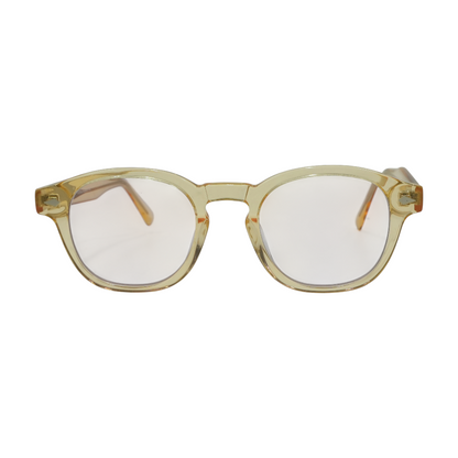 Yellow Wall E Round Prescription Eyewear