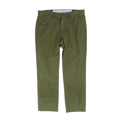 Green Straight Pants