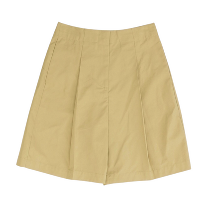 Khaki Solid Chino Shorts