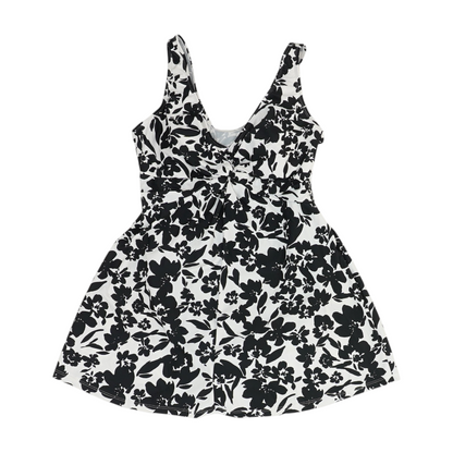 Black Floral One-Piece